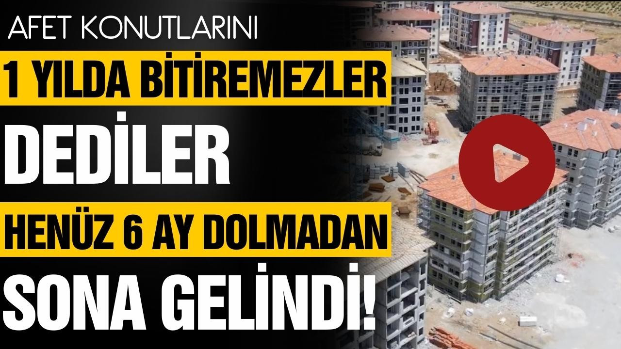 İslahiye'de afet konutları hızla yükseliyor