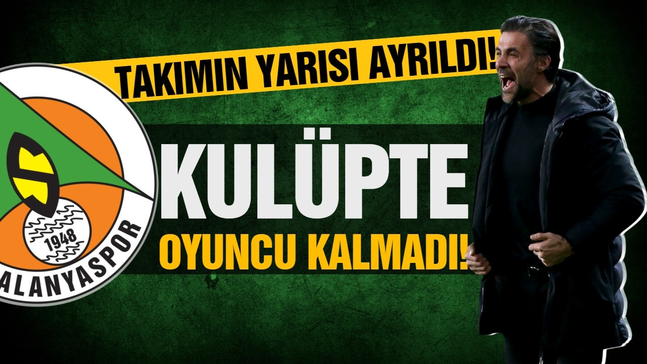 Alanyaspor, 12 oyuncuyla yollarını ayırdı!