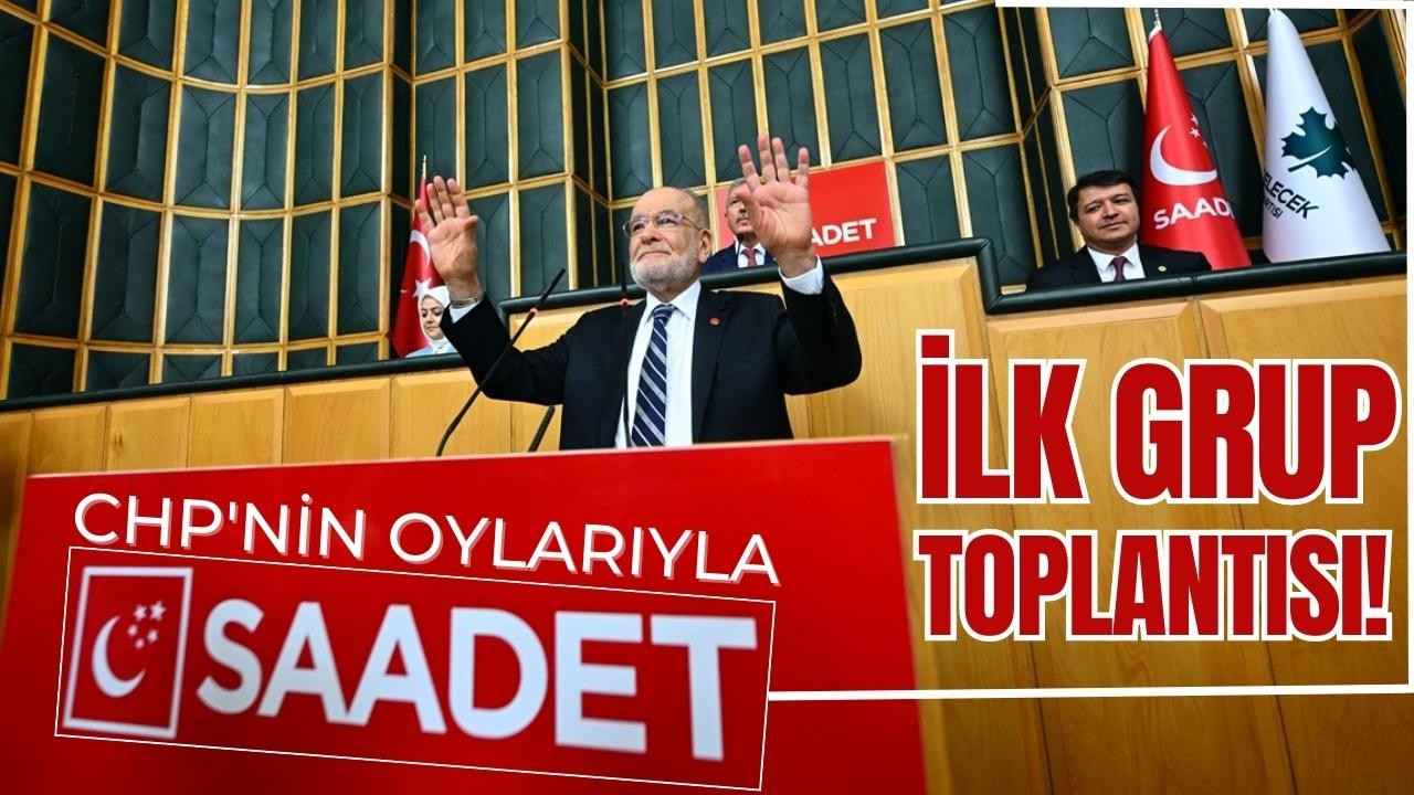 CHP'nin oylarıyla "saadet" sürdüler!