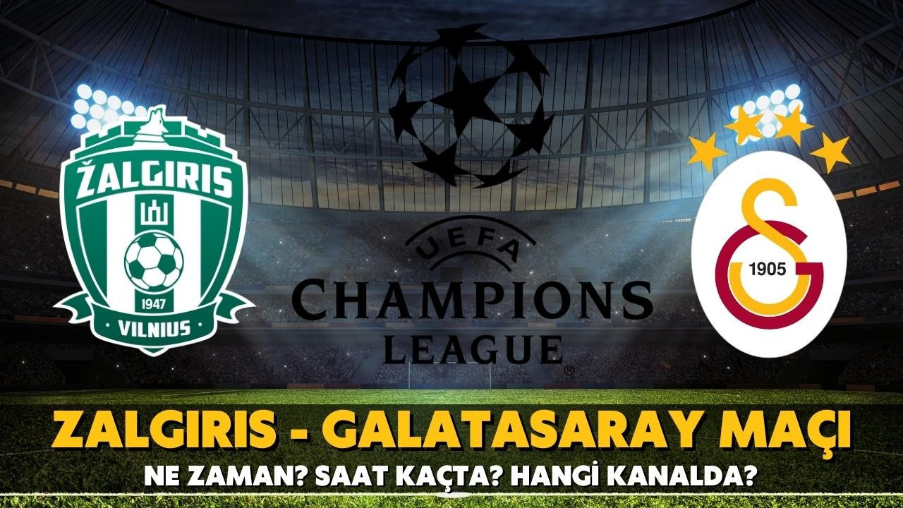 Zalgiris Vilnius-Galatasaray maçı hangi kanalda?