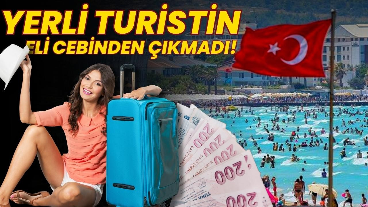 Yerli turistin eli cebinden çıkmadı!