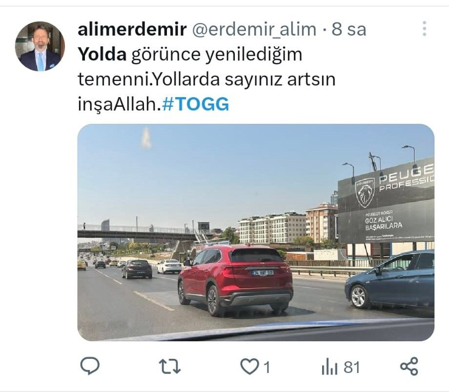 Trafikteki Togg'ların sayısı giderek artıyor - Sayfa 16