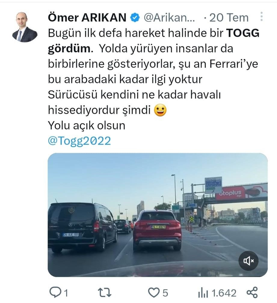 Trafikteki Togg'ların sayısı giderek artıyor - Sayfa 8