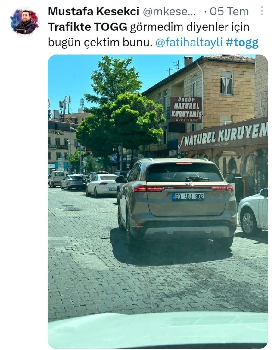Trafikteki Togg'ların sayısı giderek artıyor - Sayfa 24