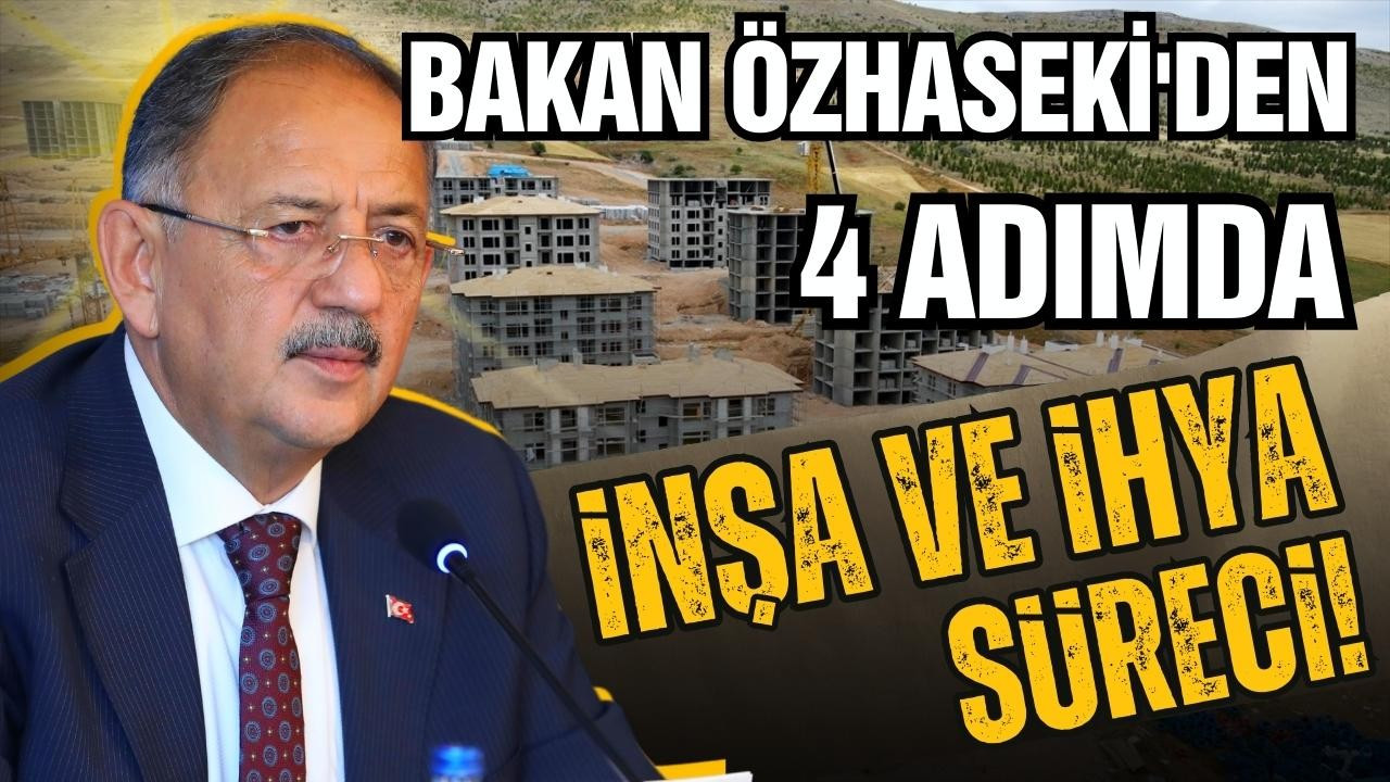 Bakan Mehmet Özhaseki açıklamalarda bulundu!
