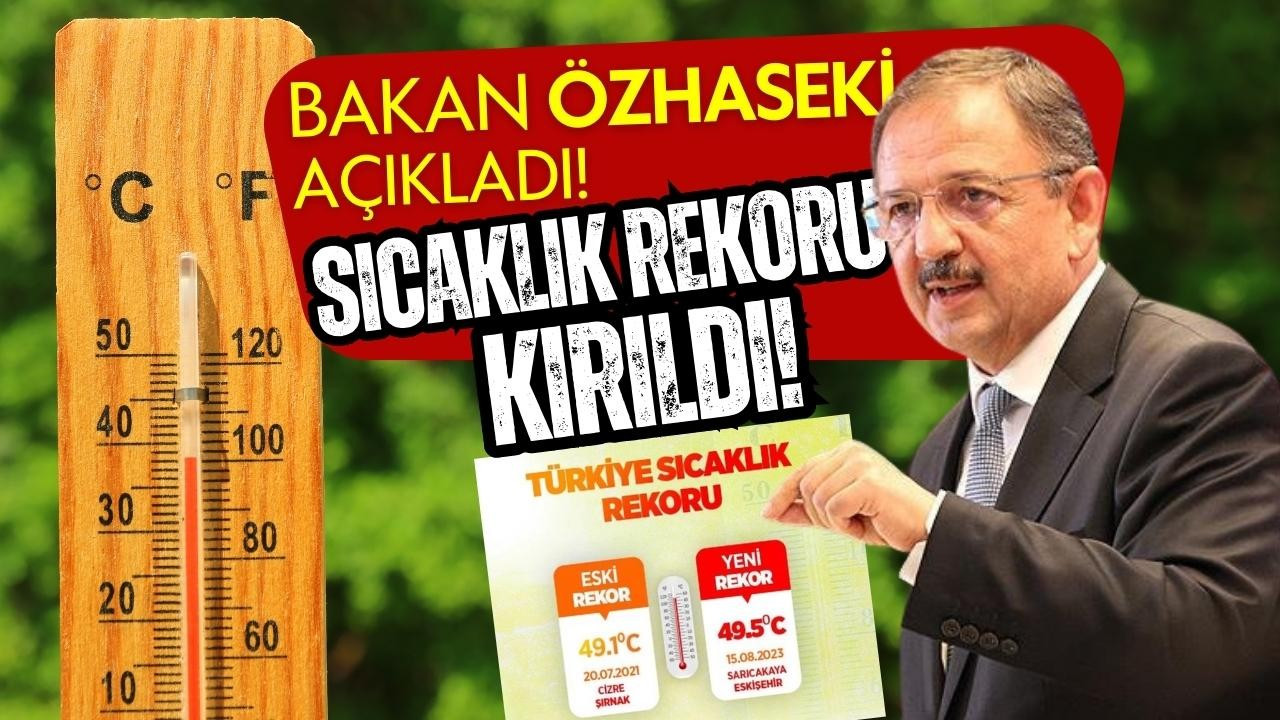 Türkiye'de sıcaklık rekoru kırıldı!