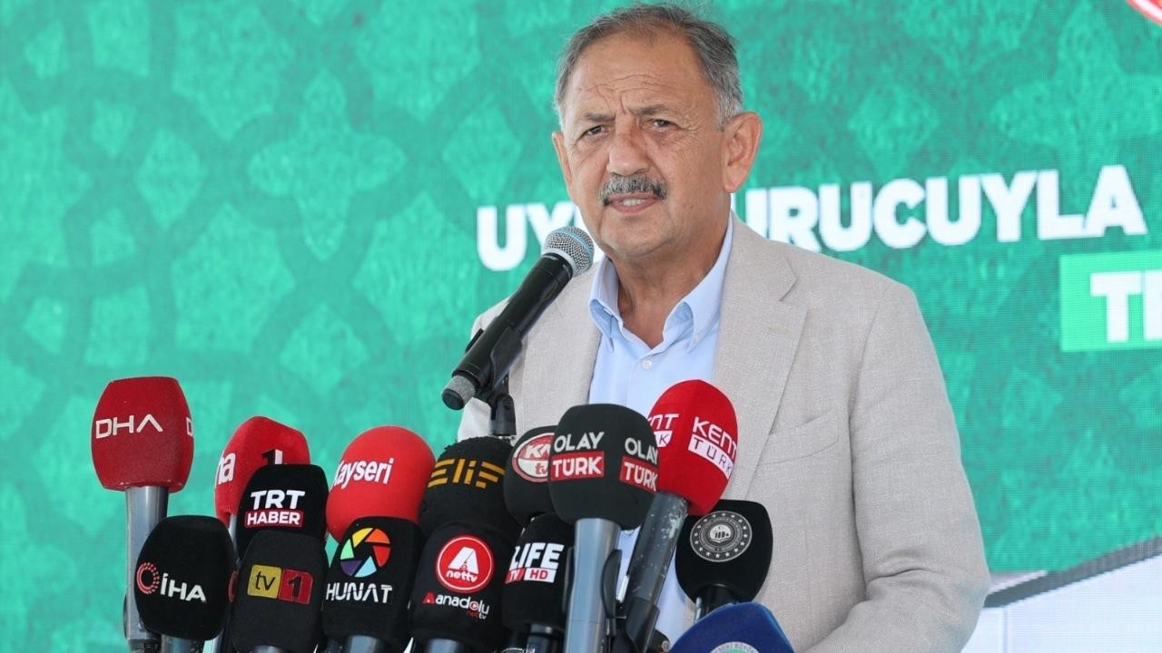 Bakan Özhaseki Kayseri'de konuştu!