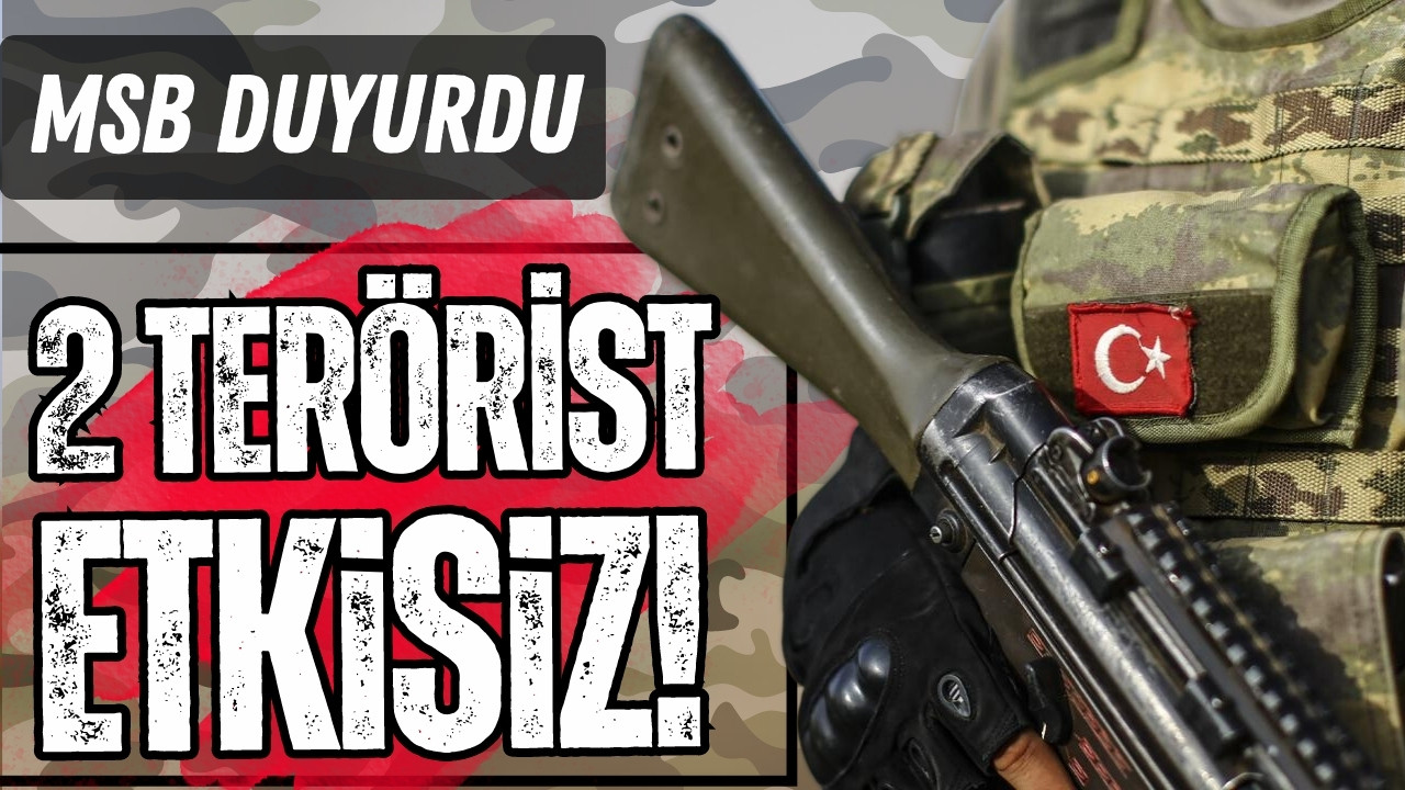 Barış Pınarı bölgesinde 2 terörist etkisiz!