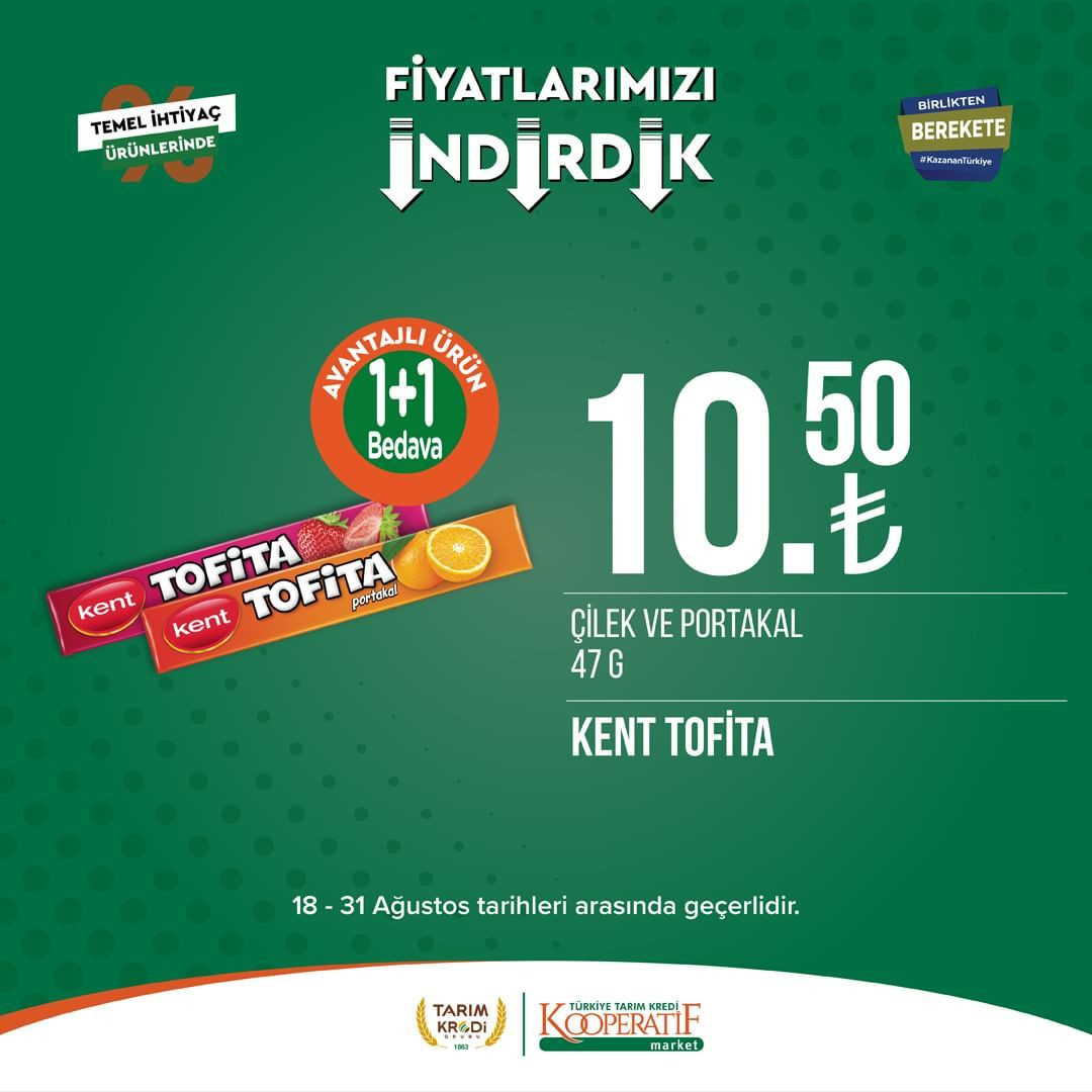 Tarım Kredi Market'te Ağustos ayı ikinci dönem indirimi başladı! - Sayfa 7