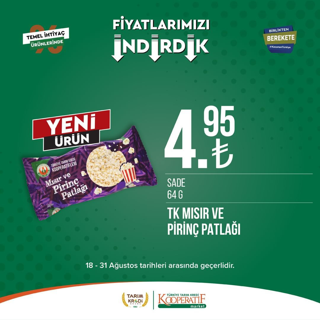 Tarım Kredi Market'te Ağustos ayı ikinci dönem indirimi başladı! - Sayfa 14