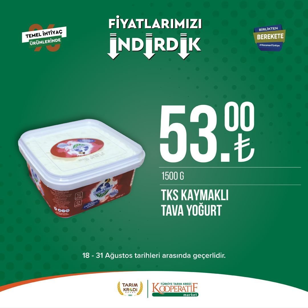 Tarım Kredi Market'te Ağustos ayı ikinci dönem indirimi başladı! - Sayfa 23