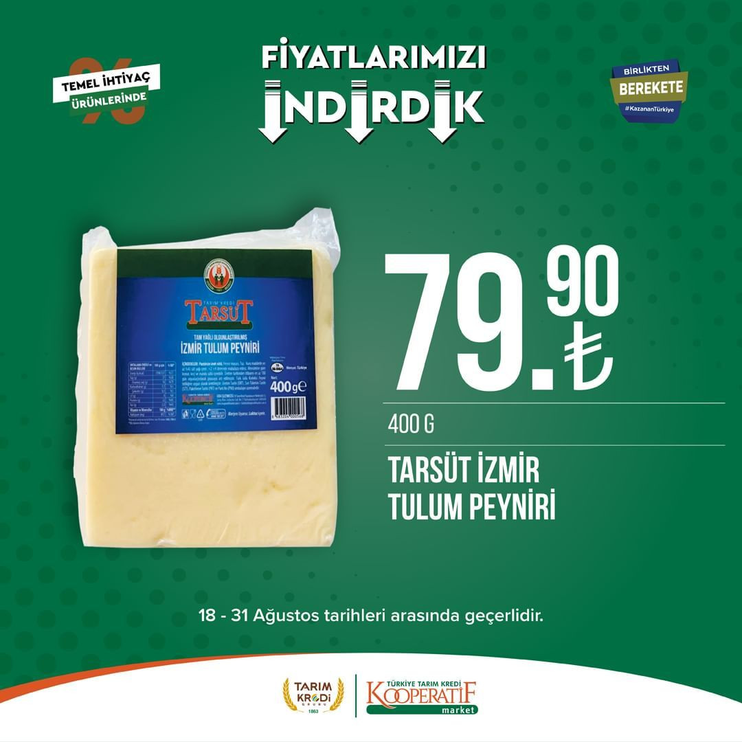 Tarım Kredi Market'te Ağustos ayı ikinci dönem indirimi başladı! - Sayfa 25