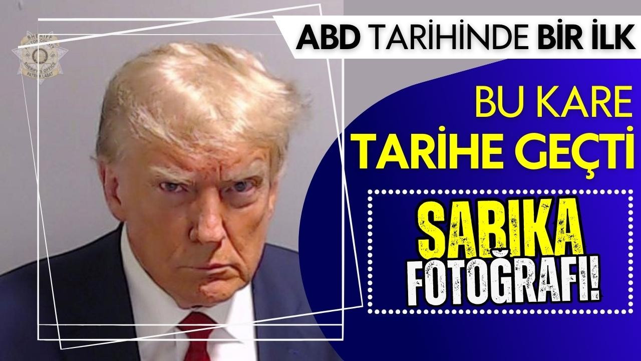 Trump sabıka fotoğrafı çektirdi!