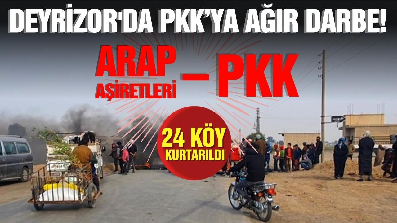 Deyrizor'da Arap aşiretleri 24 köyü PKK'dan kurtar
