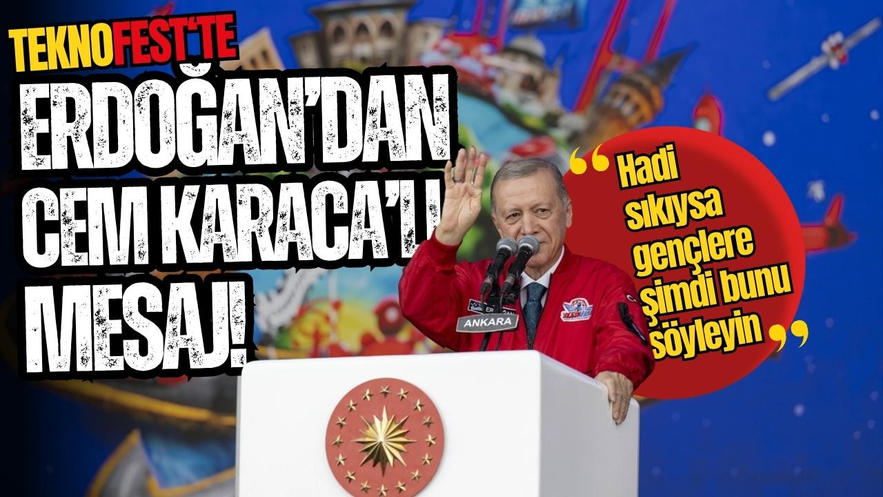Cumhurbaşkanı Erdoğan'dan Cem Karaca'lı mesaj!