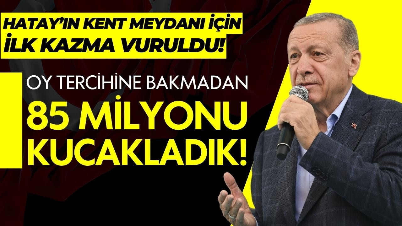 Cumhurbaşkanı Erdoğan açılış törenine katıldı