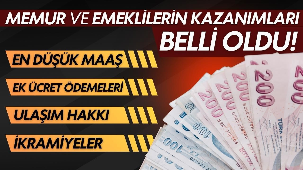 Memurun kazanımları belli oldu!