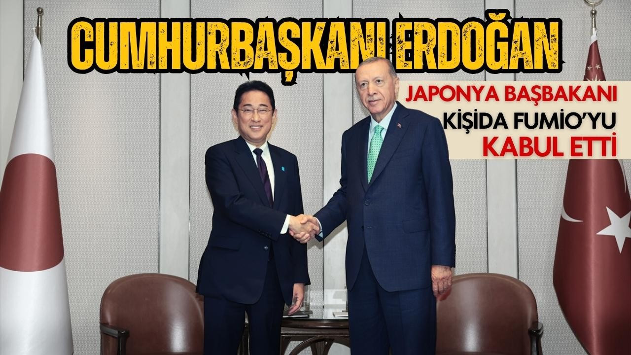 Erdoğan, Kişida Fumio'yu kabul etti!
