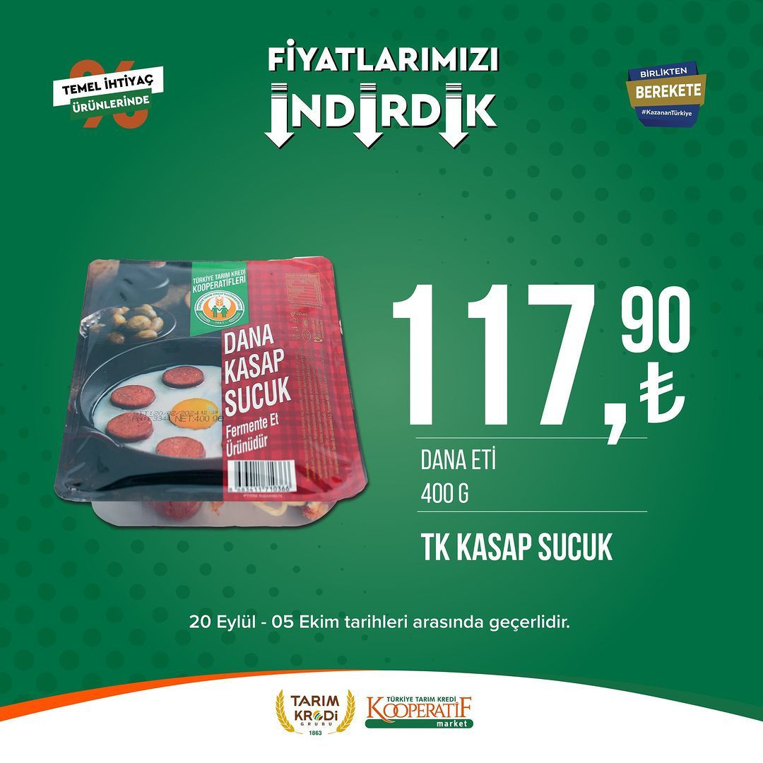 Tarım Kredi Market'te Eylül-Ekim indirimi başladı! - Sayfa 7