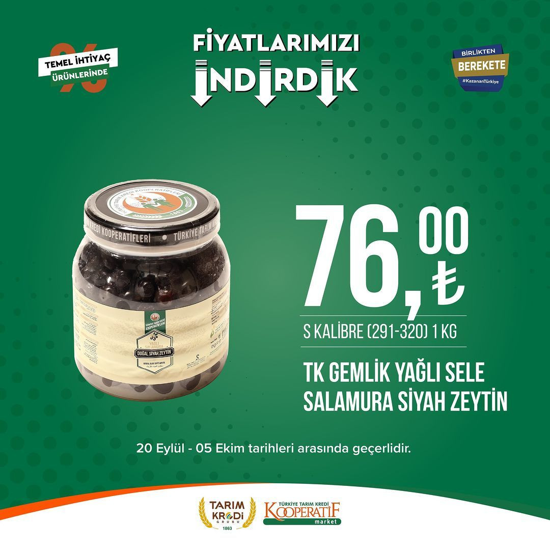 Tarım Kredi Market'te Eylül-Ekim indirimi başladı! - Sayfa 20