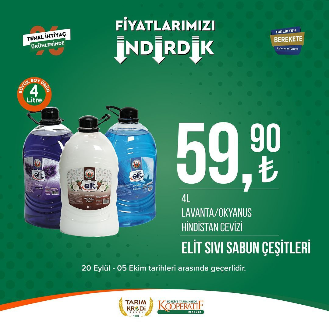 Tarım Kredi Market'te Eylül-Ekim indirimi başladı! - Sayfa 21