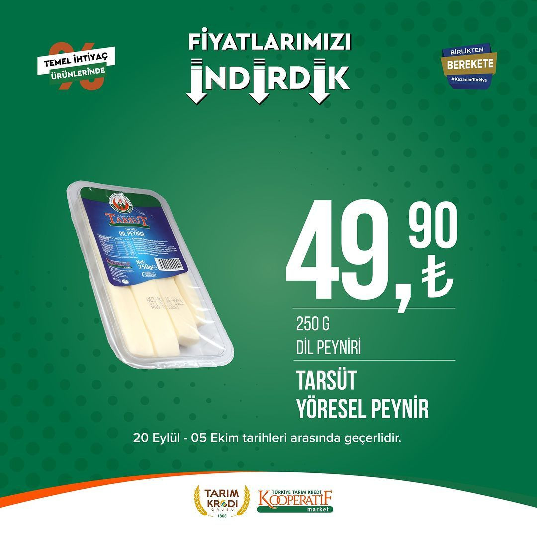 Tarım Kredi Market'te Eylül-Ekim indirimi başladı! - Sayfa 38