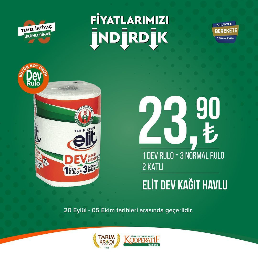 Tarım Kredi Market'te Eylül-Ekim indirimi başladı! - Sayfa 39