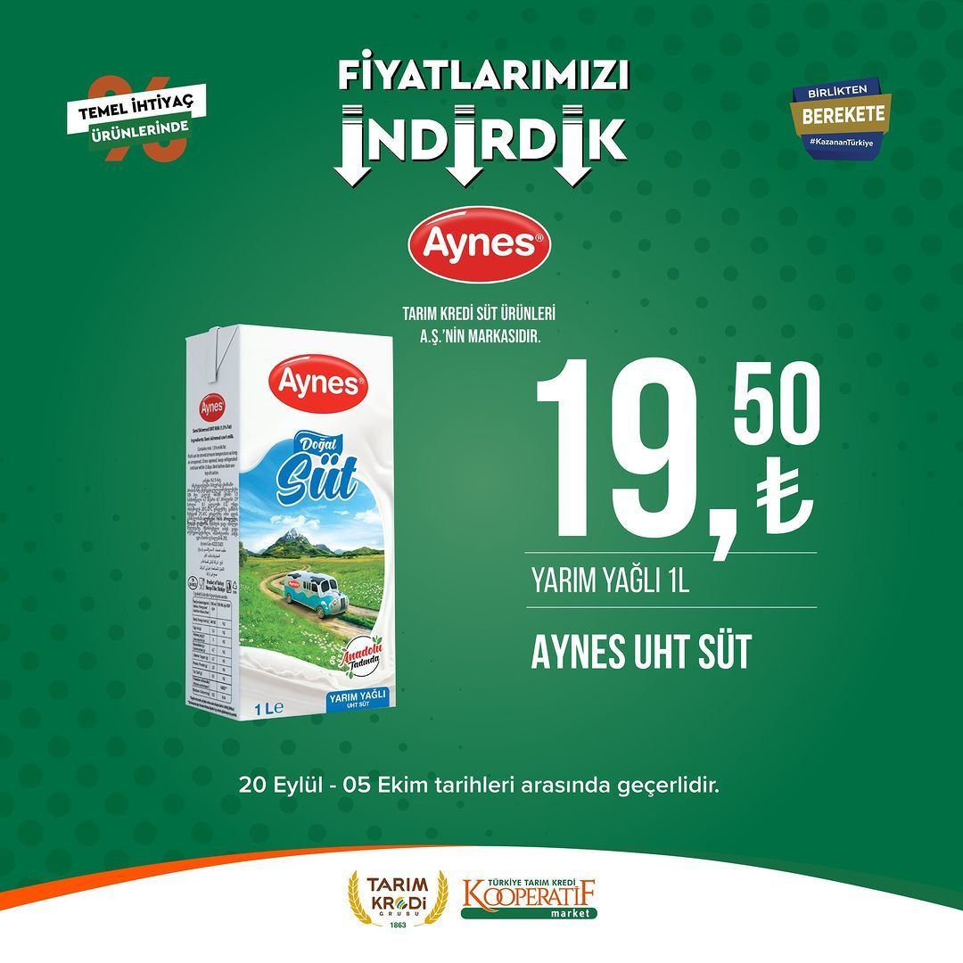 Tarım Kredi Market'te Eylül-Ekim indirimi başladı! - Sayfa 41