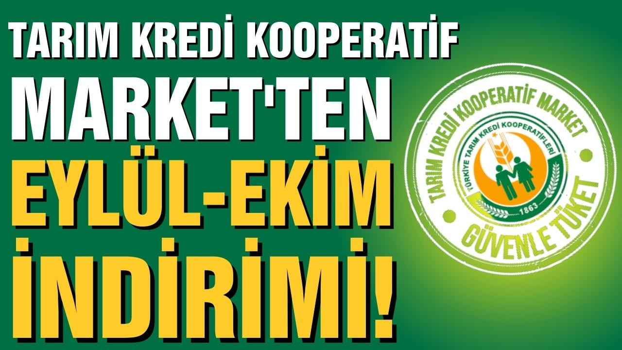 Tarım Kredi Market'te büyük indirim!