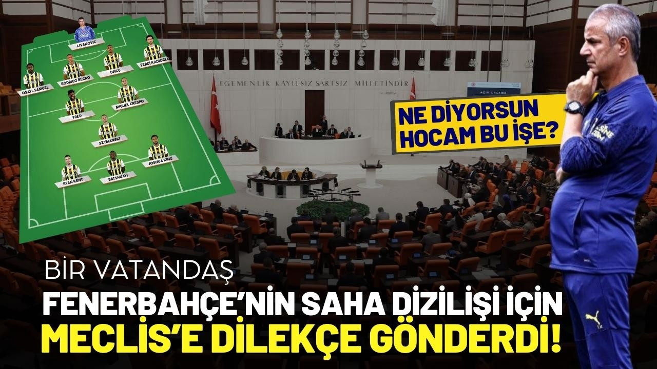 Fenerbahçe saha dizilişi için, Meclis’e dilekçe!