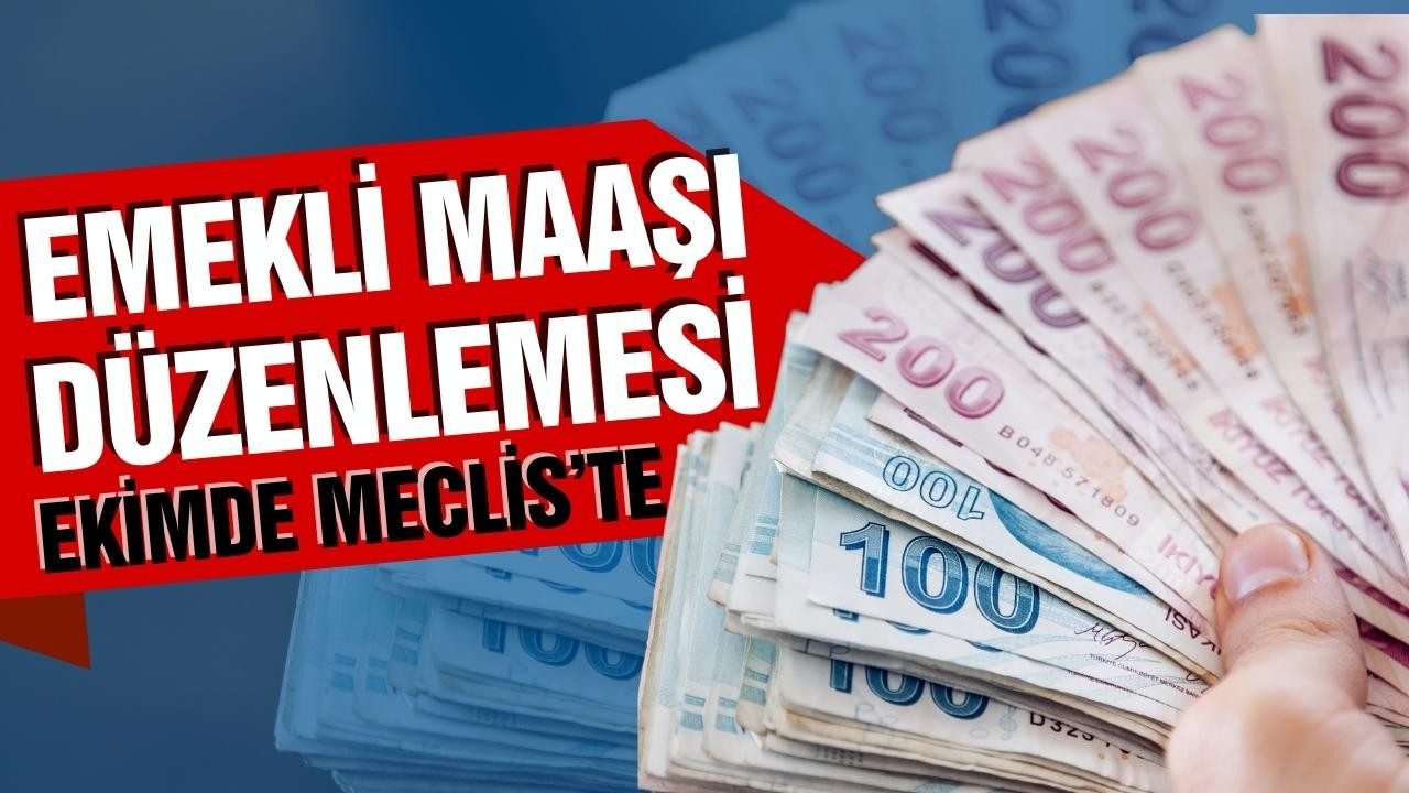 Emekli maaş düzenlemesi ekimde Meclis'e geliyor