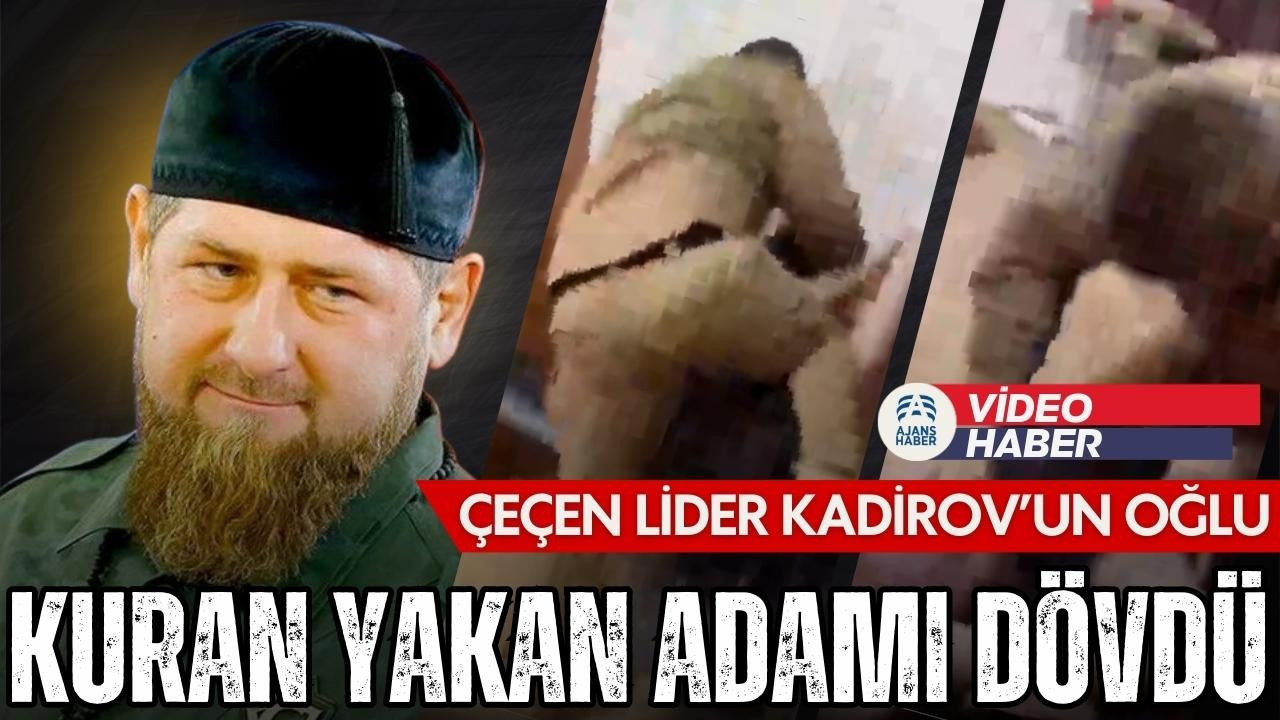 Kadirov'un oğlu, Kuran yakan kişiyi dövdü!