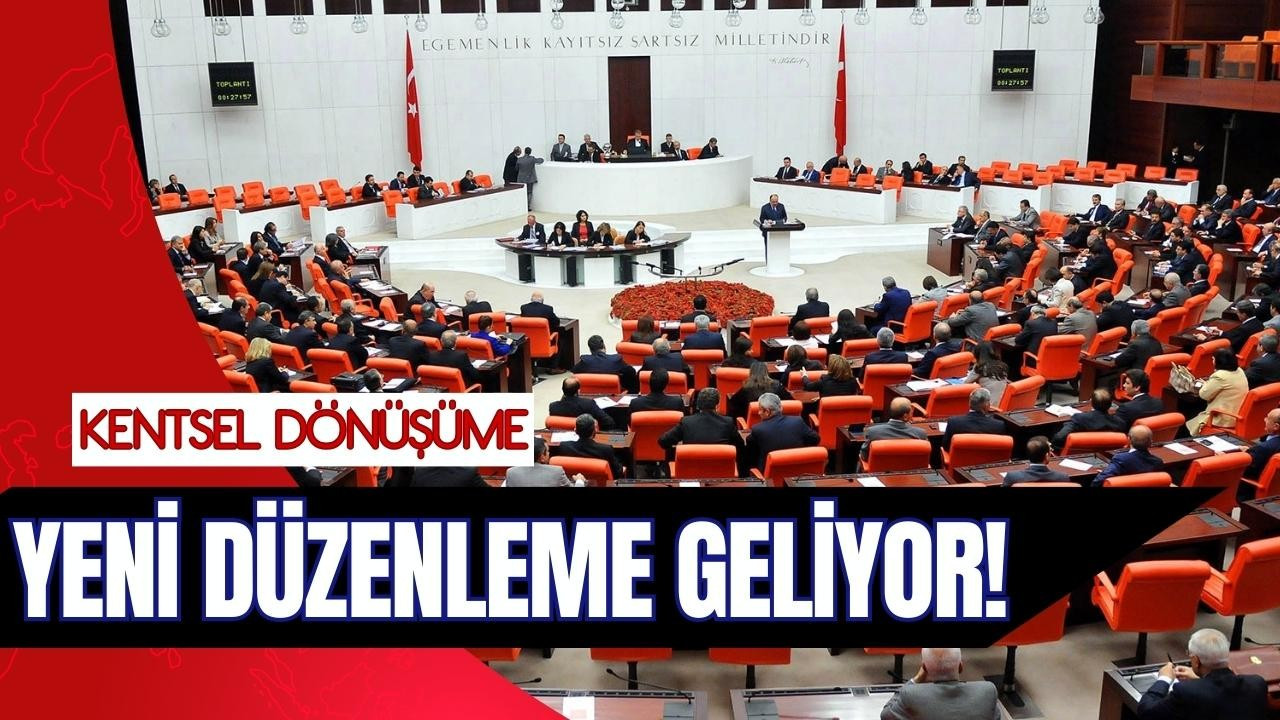 Kentsel dönüşümde, önemli değişiklik!