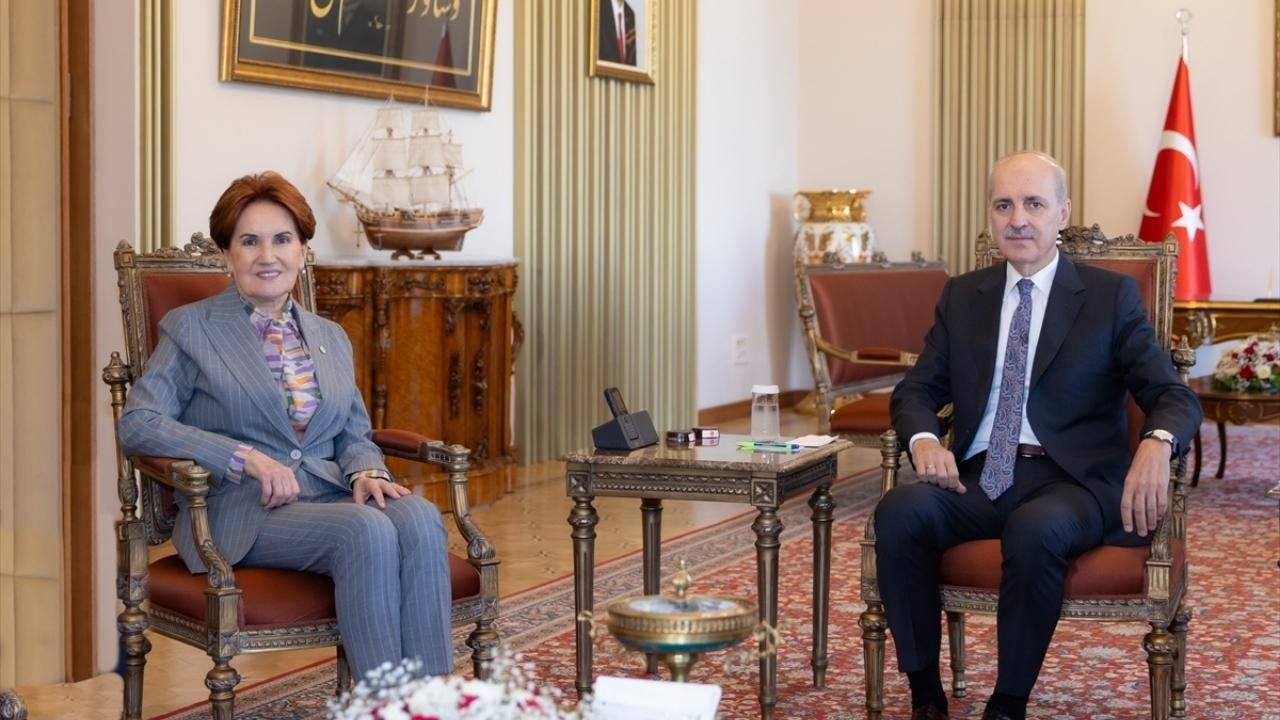 TBMM Başkanı Kurtulmuş, Akşener'i kabul etti!