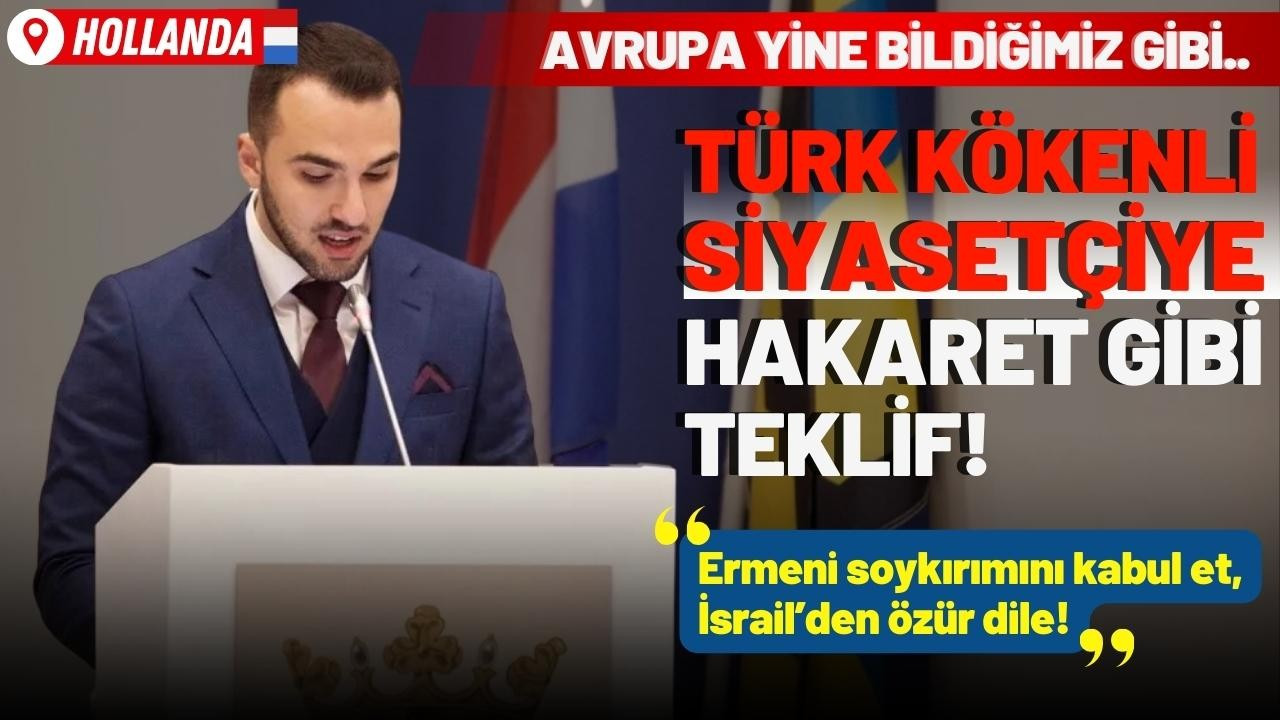 Türk kökenli siyasetçiye hakaret gibi teklif!