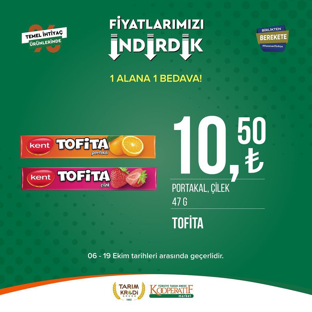 Tarım Kredi Market'te Ekim ayı indirimi devam ediyor! - Sayfa 6