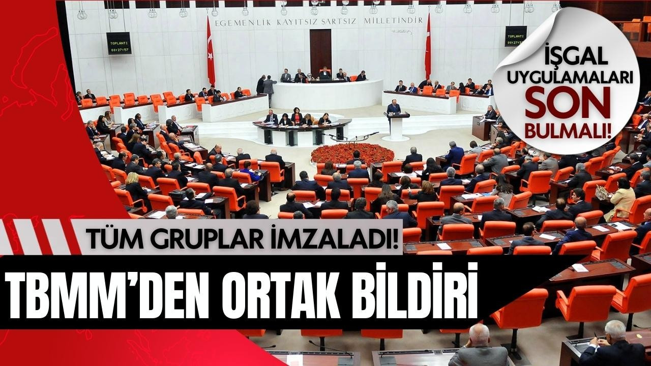 6 partiden ortak Gazze bildirisi!