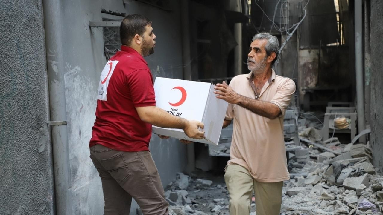 Türk Kızılay, Gazze'ye yardımını sürdürüyor