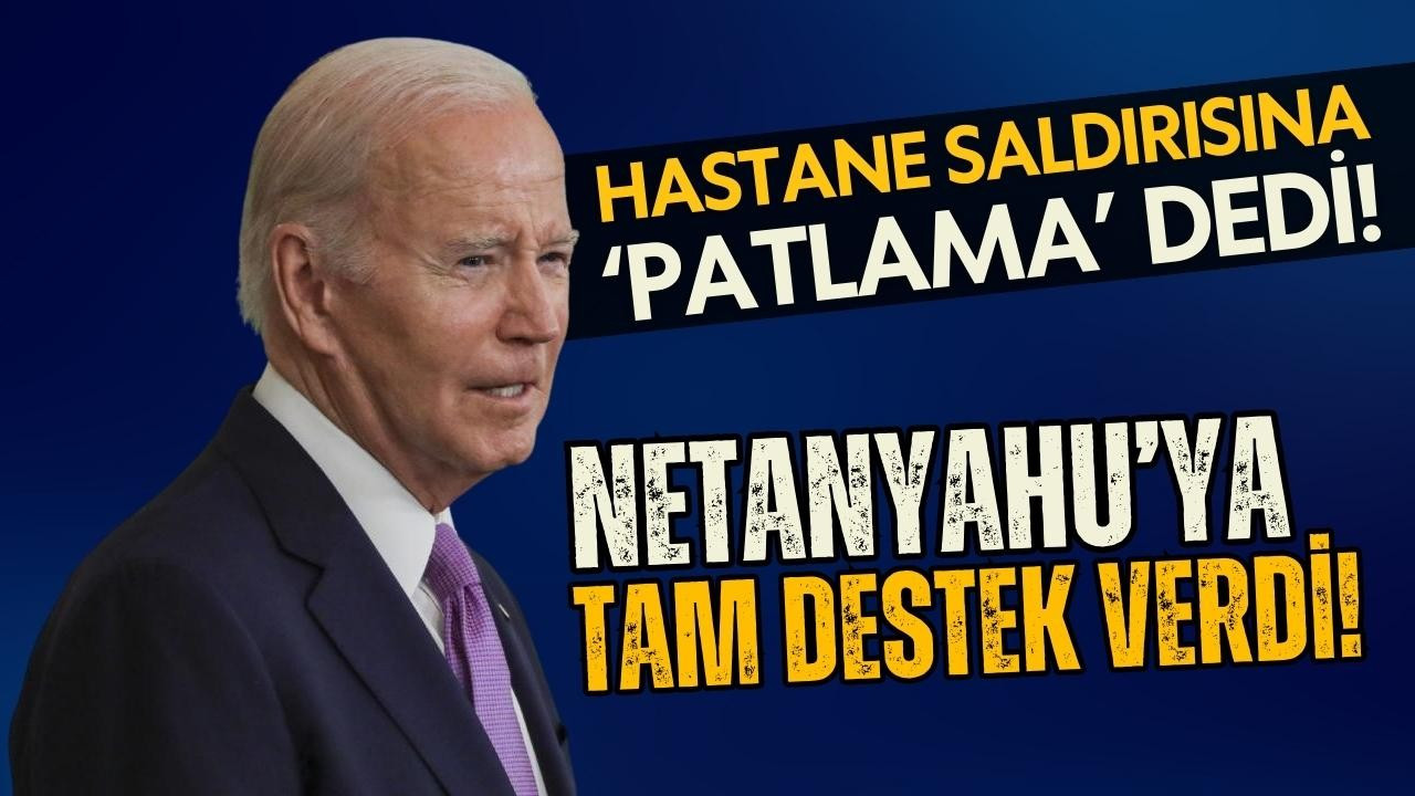 ABD Başkanı hastane saldırısına 'patlama' dedi!