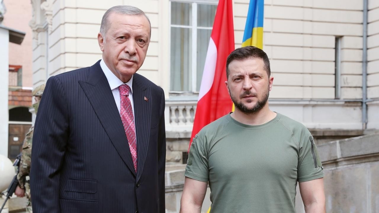 Cumhurbaşkanı Erdoğan,  Zelenskiy ile görüştü