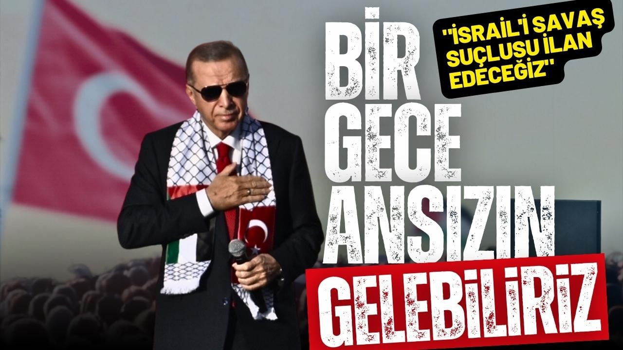 Cumhurbaşkanı Erdoğan: İsrail savaş suçu işliyor