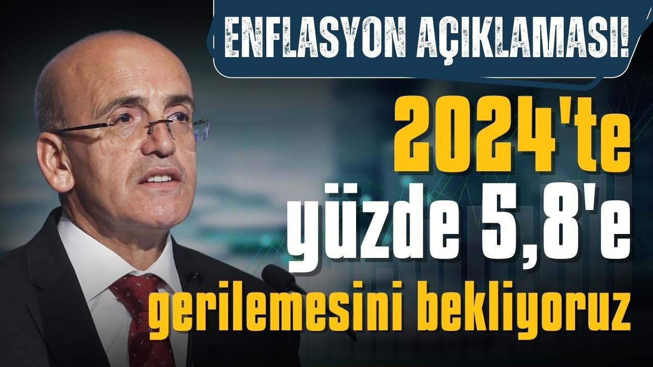 Bakan Şimşek’ten enflasyon mesajı!