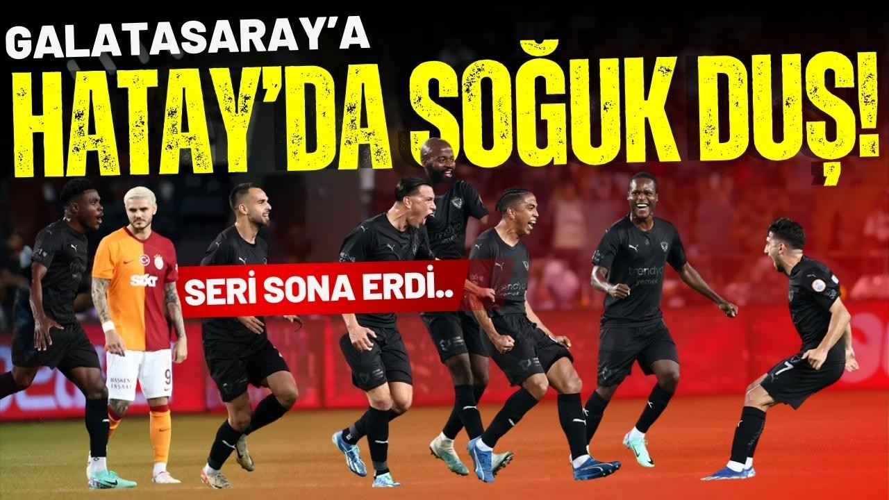 Galatasaray, Hatay'da kayıp!