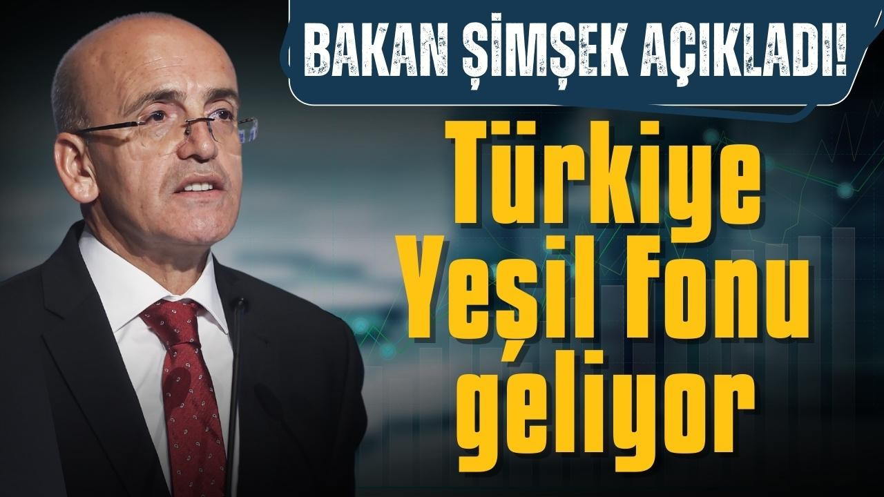 Bakan Şimşek açıkladı: Türkiye Yeşil Fonu geliyor!