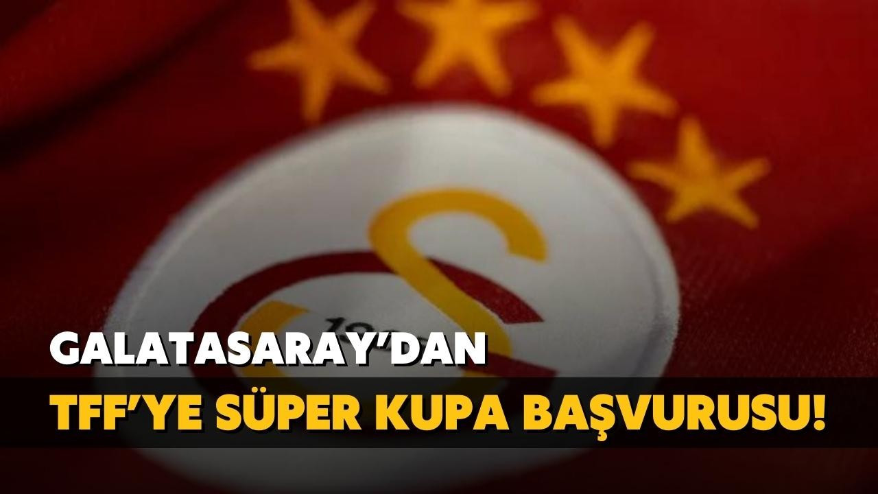 Galatasaray'dan TFF'ye resmi başvuru!