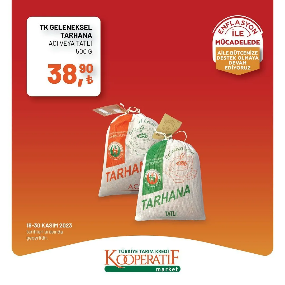 Tarım Kredi Kooperatif Market'ten yeni indirimler!