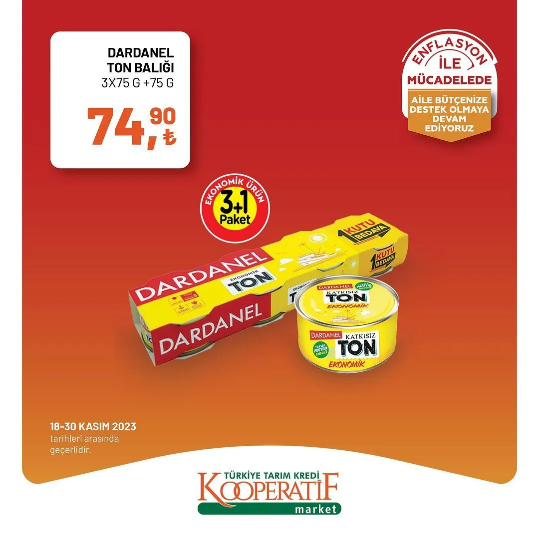Tarım Kredi Kooperatif Market'ten yeni indirimler!