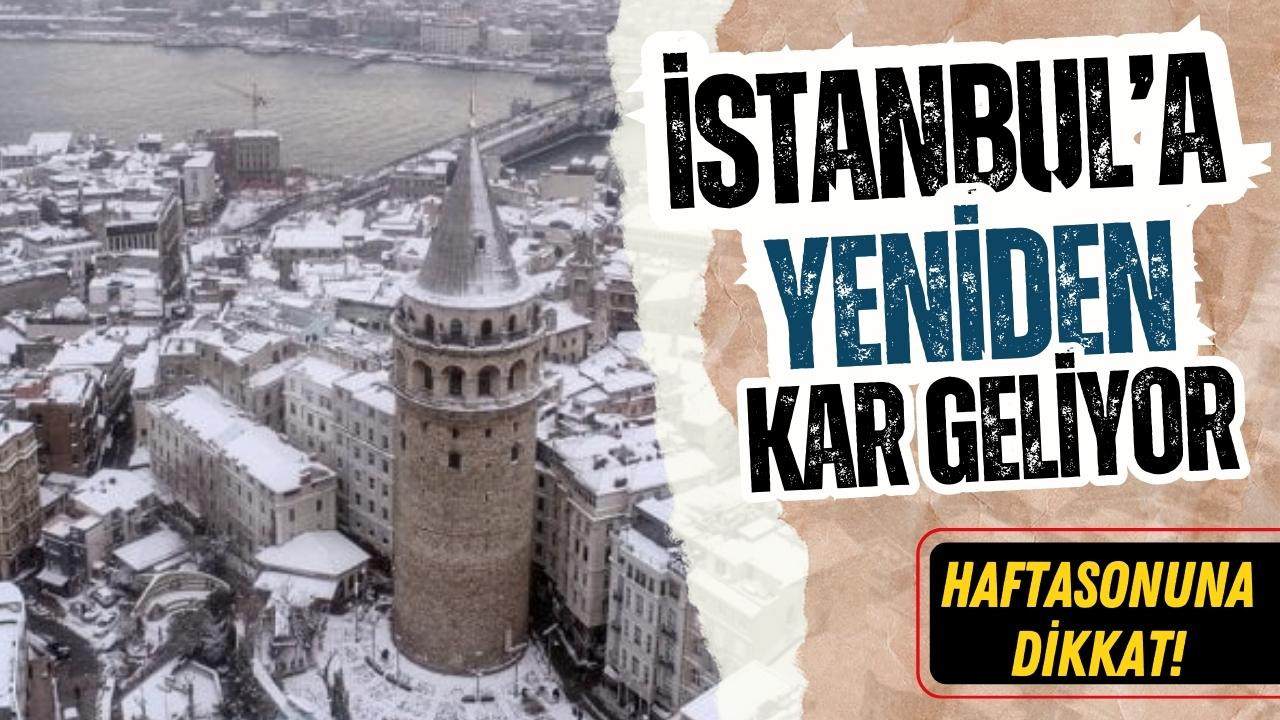 İstanbul'a soğuk ve yağış uyarısı
