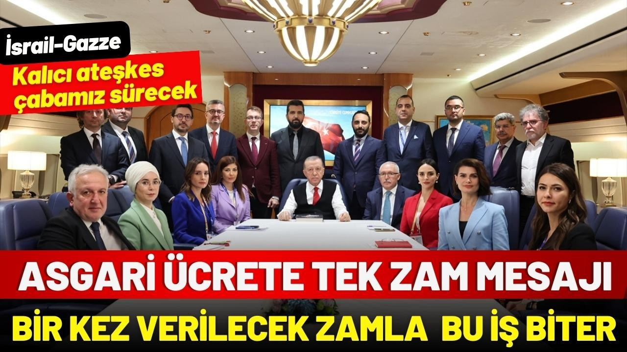Erdoğan'dan asgari ücrete tek zam mesajı
