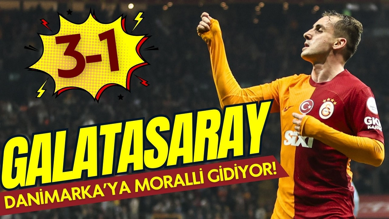 Galatasaray, Danimarka'ya moralli gidiyor!